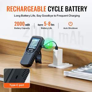 Monitor de calidad del aire profesional 8 en 1 interior/exterior PM2.5 PM10 PM1.0 contador de partículas formaldehído temperatura humedad - Product Image 6