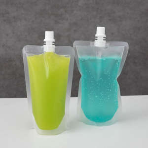 Bolsa de Bebidas Desechable de 200 ml y 30 ml, Bolsa con Boquilla para Jugos, Transparente, Marca HX, BOPP+PET+PE - Product Image 3