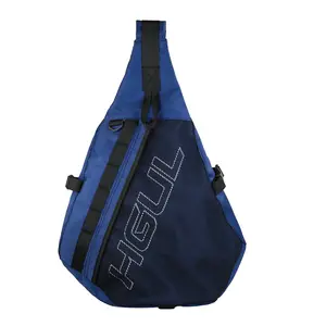 Preço de fábrica china diferentes cores da moda triângulo homens viagem saco do poliéster sling crossbody mochila