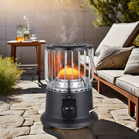 Réchaud de camping portable au gaz propane mini, en acier, coupe-vent, structure séparée, chauffage de cuisine pour usage extérieur