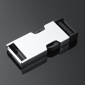 Hebilla de Liberación Lateral de 25 mm, Aleación de Zinc, Plateada y Negra, Accesorios Duraderos para Bolsos - Product Image 2