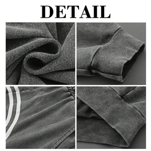 KIingSen - Conjunto de Sudadera con Capucha y Pantalones Deportivos para Hombre, Lavado Ácido, de Alta Calidad, Personalizado, Felpa Francesa, Ropa Deportiva de Invierno - Product Image 5