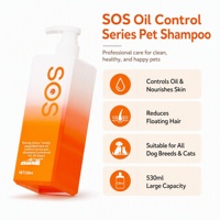 Shampooing Spécial Yinuo SOS pour Chien – Formule Nettoyante, Dégraissante et Contrôle du Sébum 530ml – Gel Douche Spécifique pour Animaux de Compagnie – Toutes Saisons