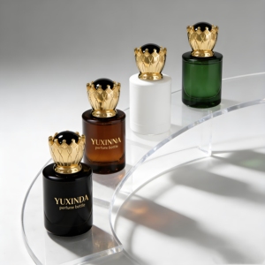 <span class=keywords><strong>Bottiglie</strong></span> di Vetro per <span class=keywords><strong>Profumo</strong></span> Rotonde da 50ml 2026, Flacone di Lusso Nero Vuoto per <span class=keywords><strong>Profumo</strong></span> con Confezione - Product Image 5