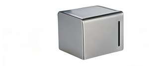 Stainless Steel 304 Rectangular Wall-Mounted Multifunction Bathroom Paper <strong>Holder</strong> Sleek Home Organization 2 Year - Product Image 3