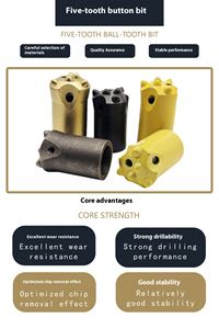 7 أسنان هوائي للتعدين والجيولوجيا 32 34 36 أداة حفر صخرية HDD - Product Image 4