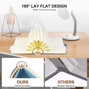 Personalized <b>A5</b> Hardcover Leather <b>Lined</b> Journal with Custom Logo - Wholesale Promotional Gift <b>Notebook</b> - Product Image 4