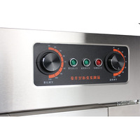 Peralatan Dapur Toko Roti Kabinet Proofer Komersial Mesin Proofer Listrik untuk Adonan Roti Oven Fermentasi Kue Stainless Steel