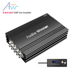 AudioWinner S68.6D Amplificateur de puissance audio professionnel pour voiture Classe D Télécommande LCD Égaliseurs 2 canaux Crossovers - Product Image 5