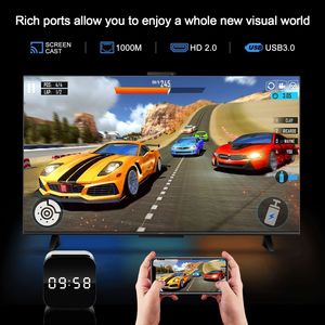 H96 MAX 8K Lecteur multimédia en streaming <span class=keywords><strong>Internet</strong></span> OTT Smart Set-top <span class=keywords><strong>Box</strong></span> pour Android 12 Octa Core 2 Go de RAM Allemagne - Product Image 4