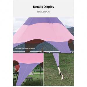 خيمة محمولة للفعاليات الخارجية، مظلة إعلانية، خيمة شاطئية مطبوعة بتقنية النقل الحراري على البوليستر، طباعة مخصصة للترويج بسقف واحد - Product Image 2