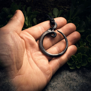 Eco-Friendly Handmade Christian Rustic Iron Gromovik Talisman <b>Necklace</b> <b>Pendant</b> <b>for</b> <b>Men</b> Women - Product Image 1