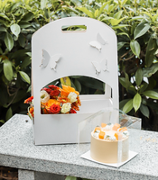 Vente en gros Boîte à gâteau surprise en fleur Boîte à gâteau en papier