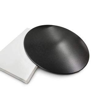 Pierre à pizza rectangulaire en cordierite céramique noire émaillée, rétention de la chaleur, anti-taches, pierre à pain, taille OEM pour <span class=keywords><strong>four</strong></span> à pizza, grill - Product Image 3
