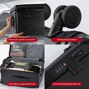 Valise à roulettes grande capacité Alpas Club 22 pouces avec serrure à code TSA, poignée télescopique, pour voyage d'affaires, homme, durable - Product Image 4