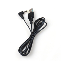 Câble d'extension USB vers DC4017 coudé mâle personnalisé en usine, cordon d'alimentation 24AWG pour caméra, charge basse tension 5V/12V, certifié CE
