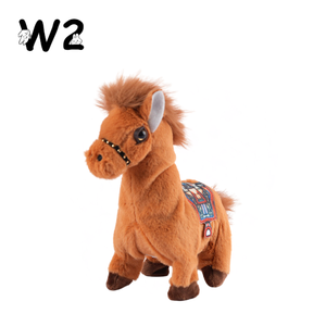 W2TOY Poupée en peluche cheval électronique interactif <span class=keywords><strong>qui</strong></span> <span class=keywords><strong>marche</strong></span>, <span class=keywords><strong>parle</strong></span> <span class=keywords><strong>et</strong></span> abaisse la queue, jouet animal de compagnie simulé, cadeaux doux <span class=keywords><strong>et</strong></span> interactifs pour enfants de 3 ans <span class=keywords><strong>et</strong></span> plus - Product Image 4