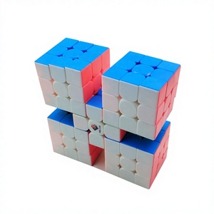 <span class=keywords><strong>Mini</strong></span>-puzzle en plastique irrégulier en forme d'échelle, cinq en un, connecté par pont, en forme de <span class=keywords><strong>cube</strong></span> à trois couches, en cinq pièces, limité - Product Image 1
