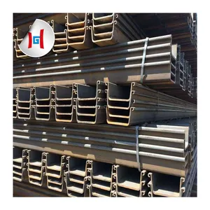 ASTM A572 Gr50 S355JR tumpukan lembaran baja gulung panas berbentuk U dengan layanan Las & pemotong Aloi pengiriman stok besar 7 hari - Product Image 1