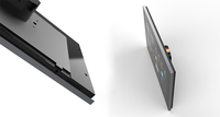 Écran tactile capacitif intelligent Android PoE 10,1 pouces tout-en-un mural avec design coulissant en alliage d'aluminium
