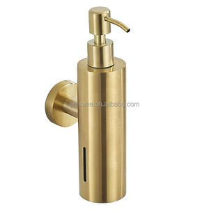 <span class=keywords><strong>Dispensador</strong></span> <span class=keywords><strong>de</strong></span> Jabón <span class=keywords><strong>de</strong></span> Acero Inoxidable Dorado Cepillado <span class=keywords><strong>de</strong></span> Primera Calidad, Montado en la Pared, Suministro <span class=keywords><strong>de</strong></span> Fábrica para el Hogar y Hoteles - Product Image 2