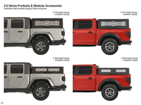 Penutup Bak Truk Aluminium, Penutup Bak Truk, Kanopi Truk, Hardtop, Rak Atap Modular, Universal, Pelindung Kargo, Dapat Disesuaikan