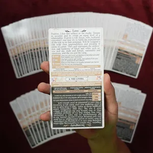 Produttori di giochi di carte familiari personalizzati con stampa Flash Card personalizzata per adulti