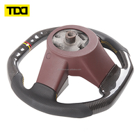 Volant en fibre de carbone véritable TDD compatible avec Nissan Frontier Xe 4x4 Navarra 2004 - 2013