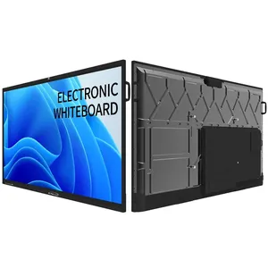 4K 75 'Sistema Android Precio barato de pizarra electrónica portátil inteligente interactiva Pizarra digital Pantalla táctil para el aula - Product Image 4