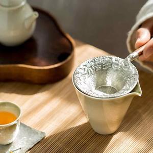 TANGPIN Outils à café et à thé, passoires à thé en étain, accessoires à thé Kung Fu faits à la main - Product Image 3