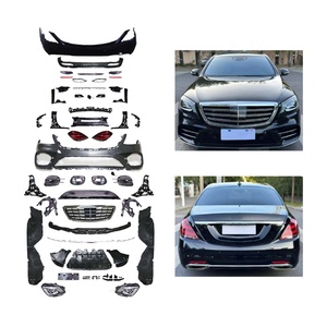 Kit de Carrocería 2019 para Modificación de Automóviles W222 2014-2017, Parachoques Delantero, Parachoques Trasero, Faros Delanteros para Benz Clase S S450 - Product Image 1