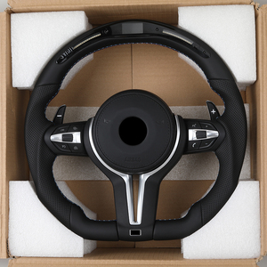 Đáy phẳng đầy đủ da <span class=keywords><strong>Led</strong></span> M thể thao tay lái cho BMW F10 F15 F20 F22 F30 F32 X5 E70 X6 E71 E90 E92 F80 F82 F87 F90 M8 F92 - Product Image 5