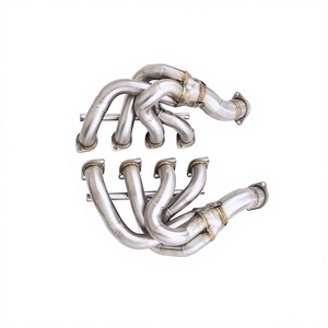 Tubo de Escape de Acero Inoxidable para Mercedes Benz <span class=keywords><strong>GLK</strong></span> <span class=keywords><strong>63</strong></span> <span class=keywords><strong>AMG</strong></span> (X204) 6.2 2008-2012, Alto Flujo, Rendimiento de Carreras - Product Image 1