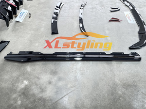 Kit carrosserie VTEN pour pare-chocs de voiture, séparateur de pare-chocs avant, jupe latérale, diffuseur arrière avec spoiler de calandre à LED pour <span class=keywords><strong>BMW</strong></span> G20 LCI - Product Image 5