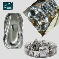 Pigment métallique pour miroir Pigment VMP effet chrome argent brillant pour peinture en aérosol