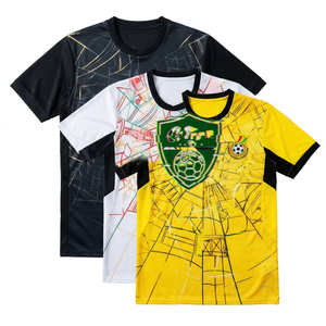 Camiseta Deportiva de Fútbol Ghana Estrella Negra 2026 <span class=keywords><strong>para</strong></span> Local/Visitante, Transpirable, Talla Grande, Manga Corta, <span class=keywords><strong>para</strong></span> Hombre - Product Image 1