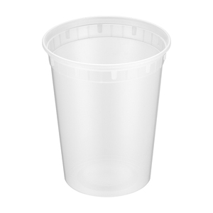 Tiya 32 oz Disposable Plastic <strong>Food</strong> Soup Cups <strong>Hot</strong> Soup Deli <strong>Containers</strong> PP Plastic Microwave Soup Deli <strong>Containers</strong> With Lid - Product Image 2