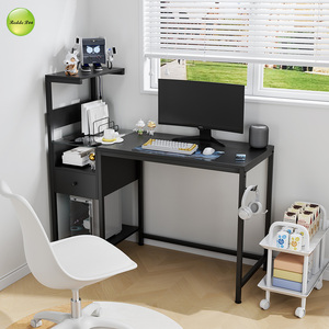 Escritorio de oficina de esquina Simple para uso en el hogar, mesa de estudio, luz LED RGB multifuncional, mesa de ordenador para juegos con carga 1952 - Product Image 3