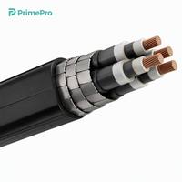 Câble de pompe submersible PrimePro ESP 3x16mm² 3.3kV plat, isolé en polyoléfine réticulée double couche, blindé en cuivre et acier