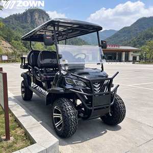 Carrito de Golf Eléctrico de Lujo para 4 Pasajeros, Certificado CE, con Logotipo Personalizado, Buggy para Hoteles y Resorts - Product Image 1