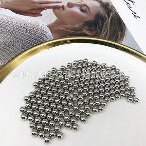 Chaozhou Water-Plated Non-Porous Round Beads Plastic Resin Durable For Clothing Shoes <b>Hats</b> Decorations Storage <b>Boxes</b> - Product Image 3