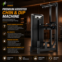 Máquina de Dominadas y Flexiones SK de Alta Resistencia con Carga de Pernos para Entrenamiento de Fuerza de Espalda y Brazos en Gimnasios Profesionales