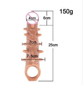 Hochwertige Frauen-Verlängerungshülle aus Flüssigsilikon mit Vibration und Heizfunktion, Realistischer Dildo, Erwachsenen-Masturbator, Sexspielzeug für Orgasmen - Product Image 2