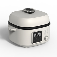 Olla Eléctrica HY en Oferta, Multifuncional, Automática, de Gran Capacidad, Inteligente, Antiadherente, Digital, para Cocinar Arroz, 4L