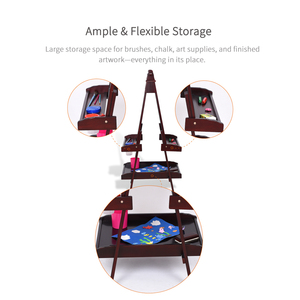 Trẻ Em Hai Mặt Khung Từ Bằng Gỗ Vẽ Pad Giá Vẽ Hội Đồng Quản Trị Nghệ Thuật Học Tập Sáng Tạo Artboard Đồ Chơi Máy Tính Bảng - Product Image 4