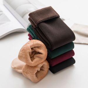 Chaussettes d'hiver K366 pour femmes, épaisses, en laine thermique et cachemire, chaussettes de neige sans couture en velours, chaussettes de couchage pour bottes et sol - Product Image 6