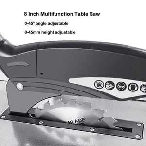 Multi-function <b>Sliding</b> Workbench Chainsaw Portable Household <b>Small</b> Saw Cutting Machine <b>Sliding</b> Table Saw Machine Woodworking - Product Image 4