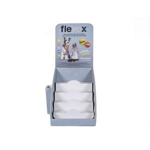 Custom Eco-Friendly Foldable Paper Cardboard Tiered Counter Display <b>Box</b> Promotional Solution for Pet Products - Product Image 3