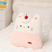 Nouvel Arrivage : Peluche Chat Pudding, Coussin et Jouet Doux pour Décoration de Canapé et Cadeau de Fête