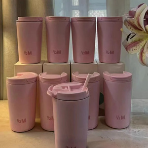 Taza de Café Saudí DF Cross-border, Diseño de Alta Gama, Acero Inoxidable 304, Aislamiento al Vacío, Portátil para Uso en el Automóvil y Taza para Leche - Product Image 1